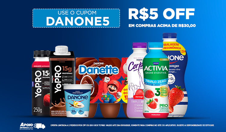 Cupom Danone 03/05